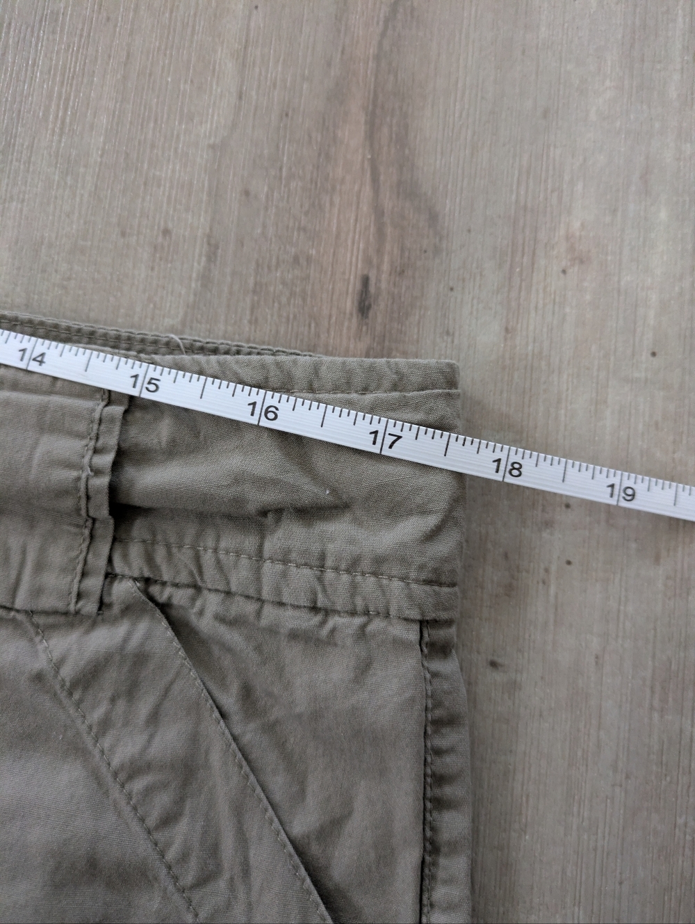 The Limited Shorts Tan Cotton Chino Lightweight Mid Rise Drew Fit - Picture 6 of 6